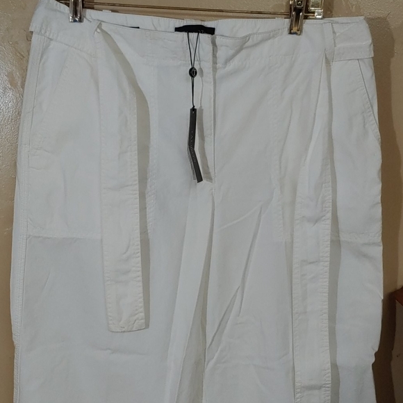 Talbots 🆕 Heritage Tie Waist Crop Pants 12 - Picture 3 of 11